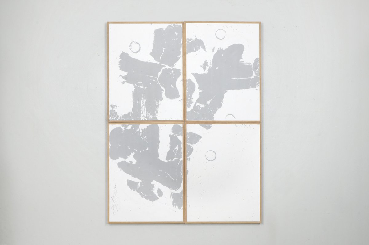 Expressive Abstract Painting By Johan Soderstrom, 50 X 66, #376-79 Corporal, Original Artwork