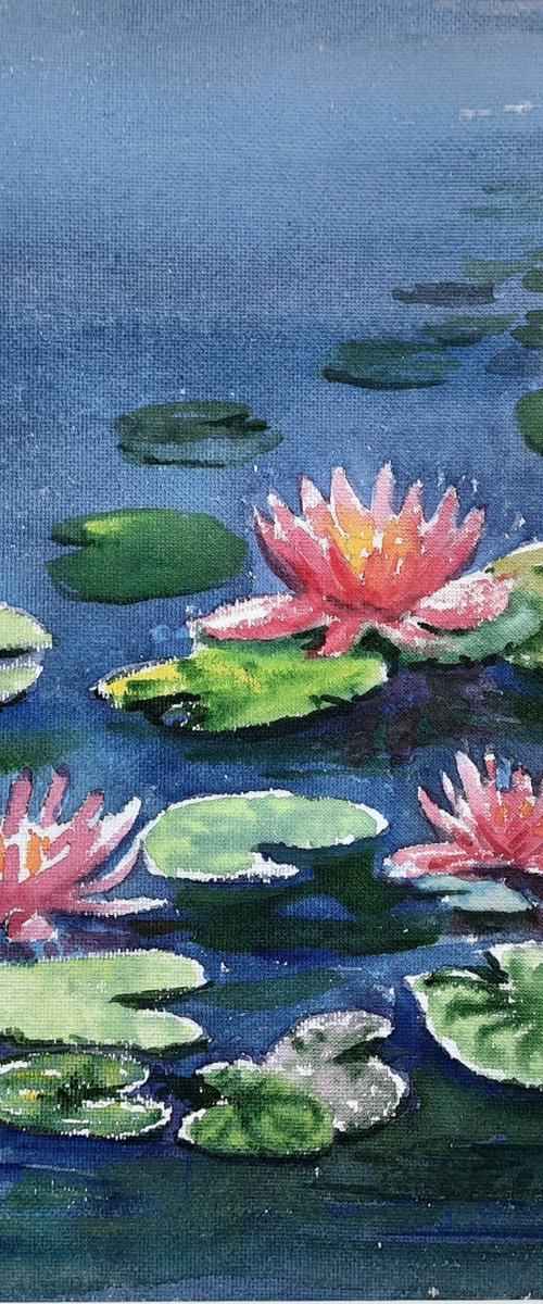 Water Lilies Pond SL 23 by Asha Shenoy