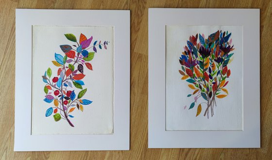 ALL THE SEASONS diptych