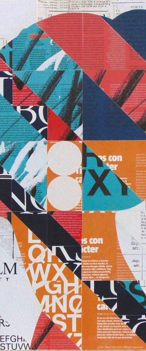 Collage_67_50x50 cm_Summertime by Manel Villalonga