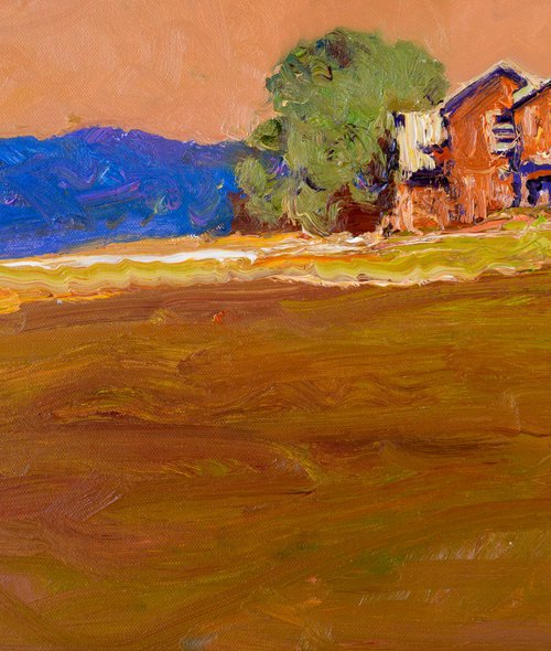Farmhouse Appalachians. Evening by Suren Nersisyan