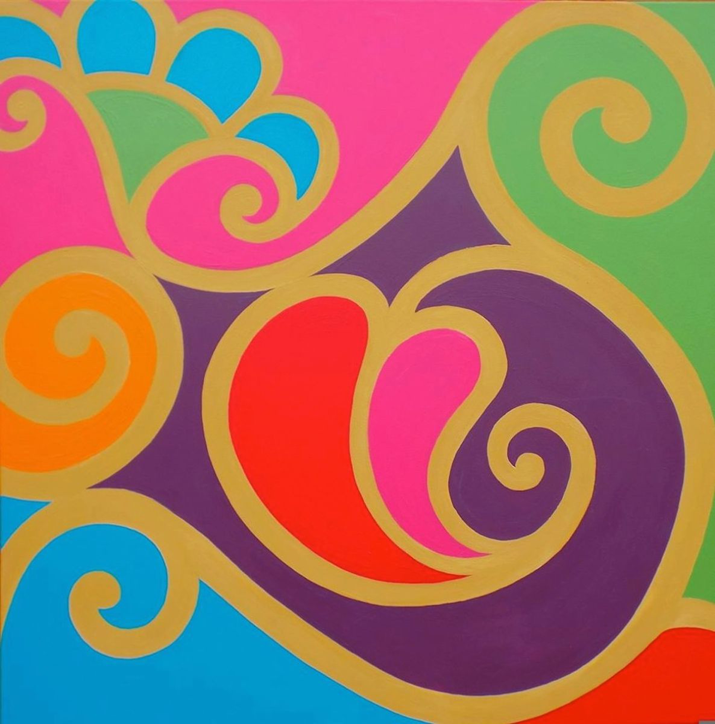 Alpona Acrylic Painting By Jennifa N Chowdhury Artfinder Folk art painting bengali art indian traditional paintings pattern art alpona design madhubani kolam also known as rangoli, is a dainty floor painting, which is an integral part of south indian. alpona