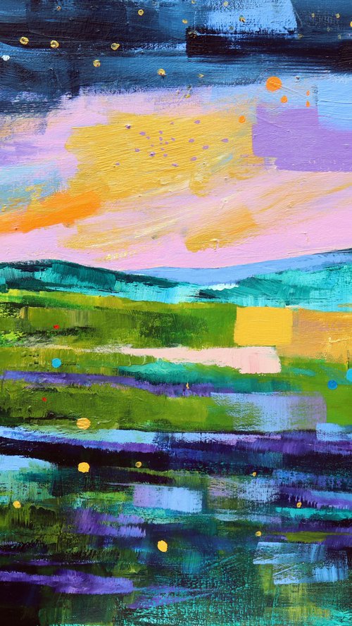 Mountain Sunset by Alyse Radenovic