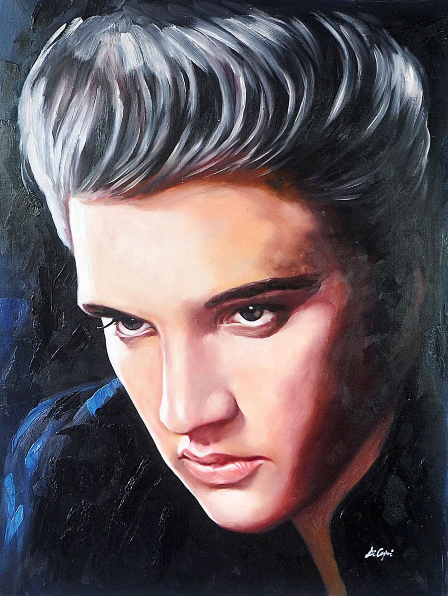 Elvis Presley Portrait by Di Capri