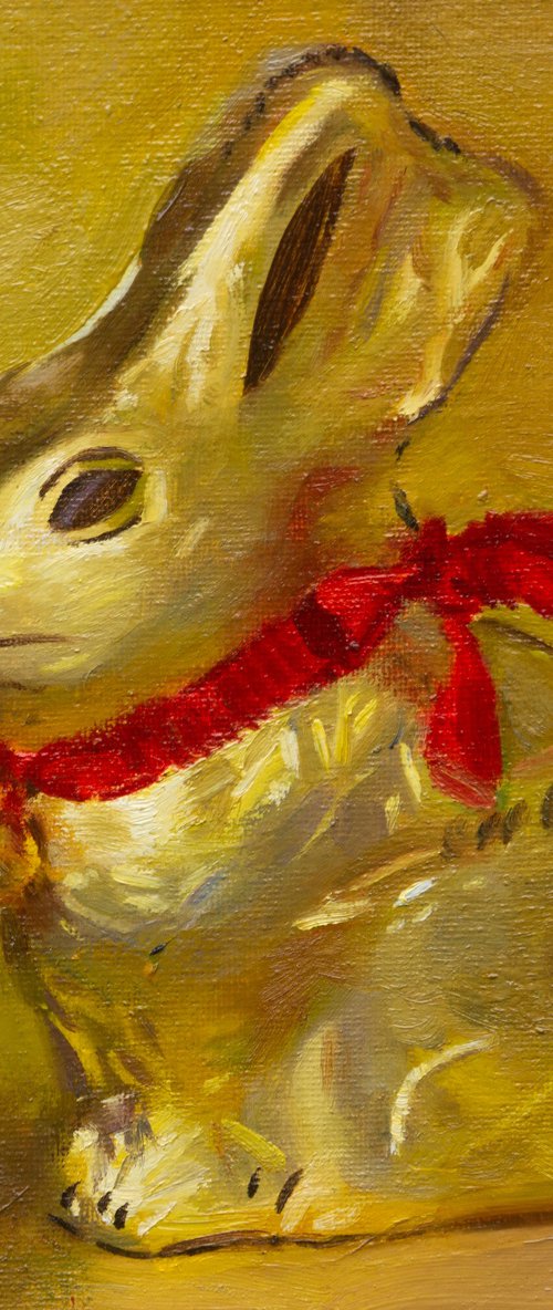Gold bunny by Anastasia Borodina
