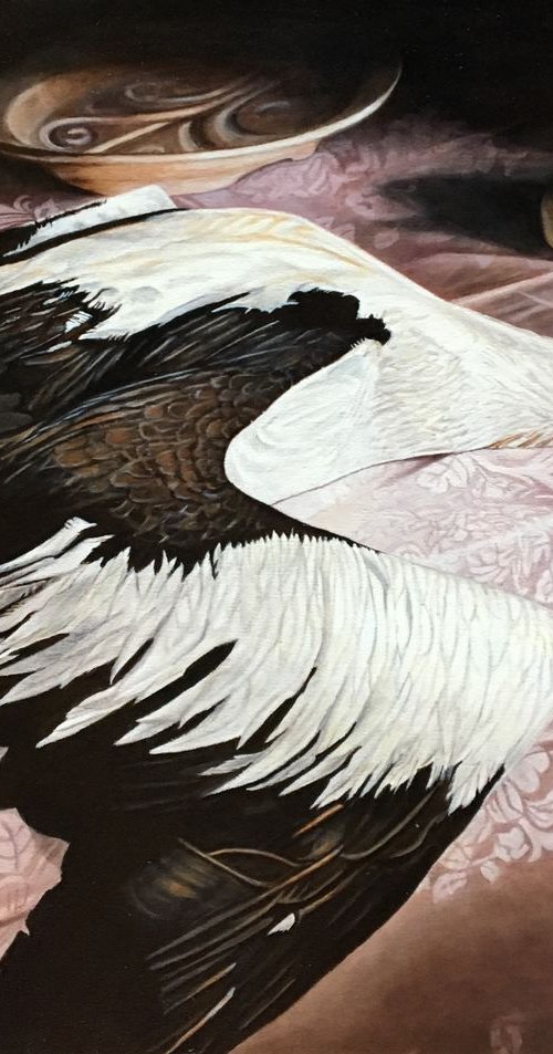 Pelican in distress by Jeffrey Allen Phillips - My JP Art