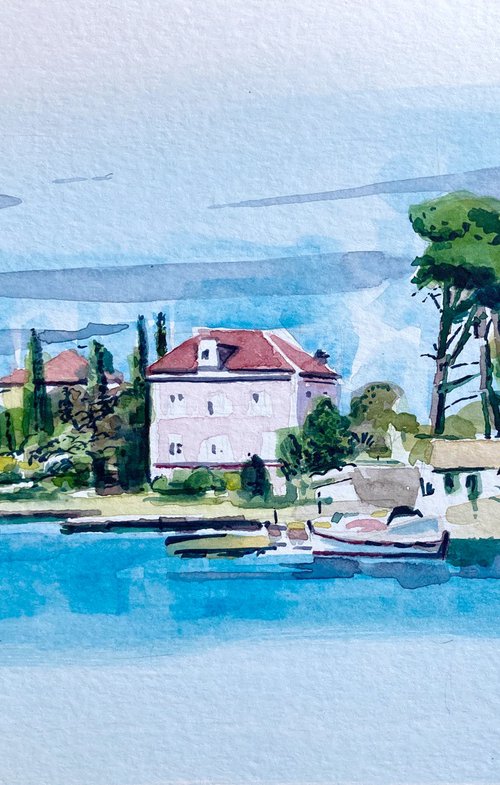 The Pink Harbour House by Paul Gurney