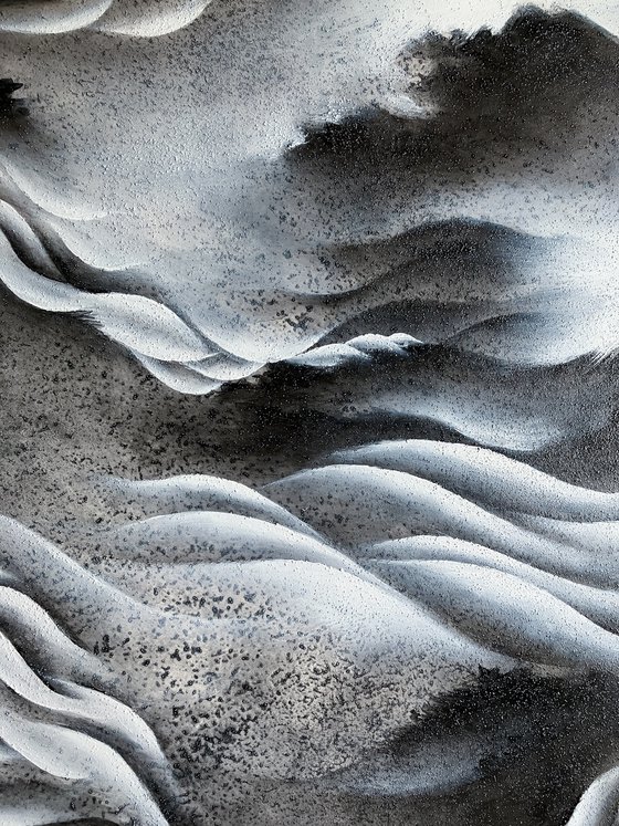 Liquid ridge