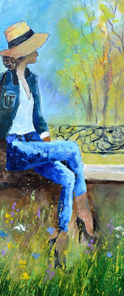 waiting for someone? by Pol Henry Ledent