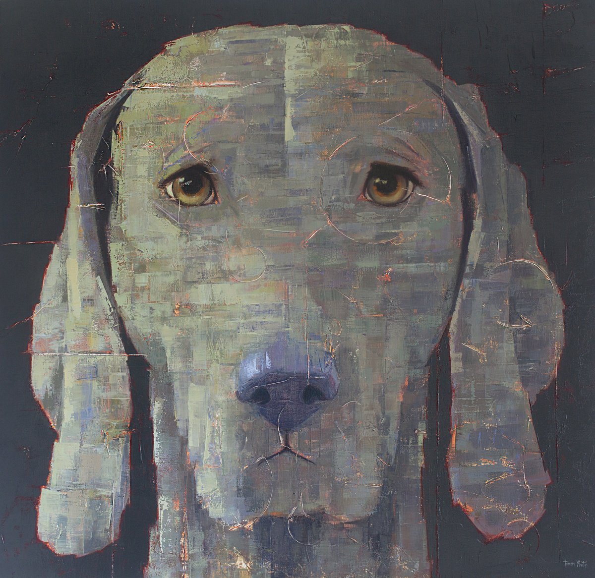 A DOG II by Tomasa Martin