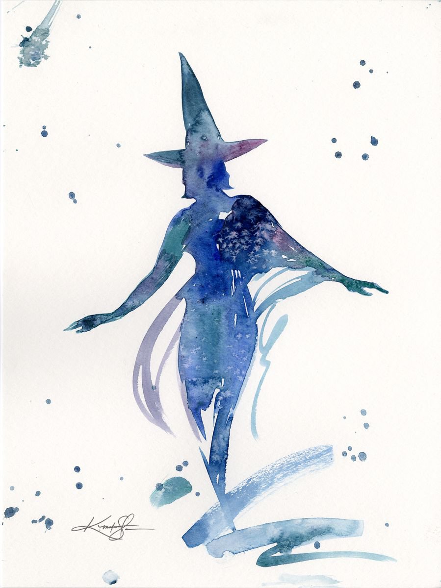 Witch  - Watercolor by Kathy Morton Stanion by Kathy Morton Stanion