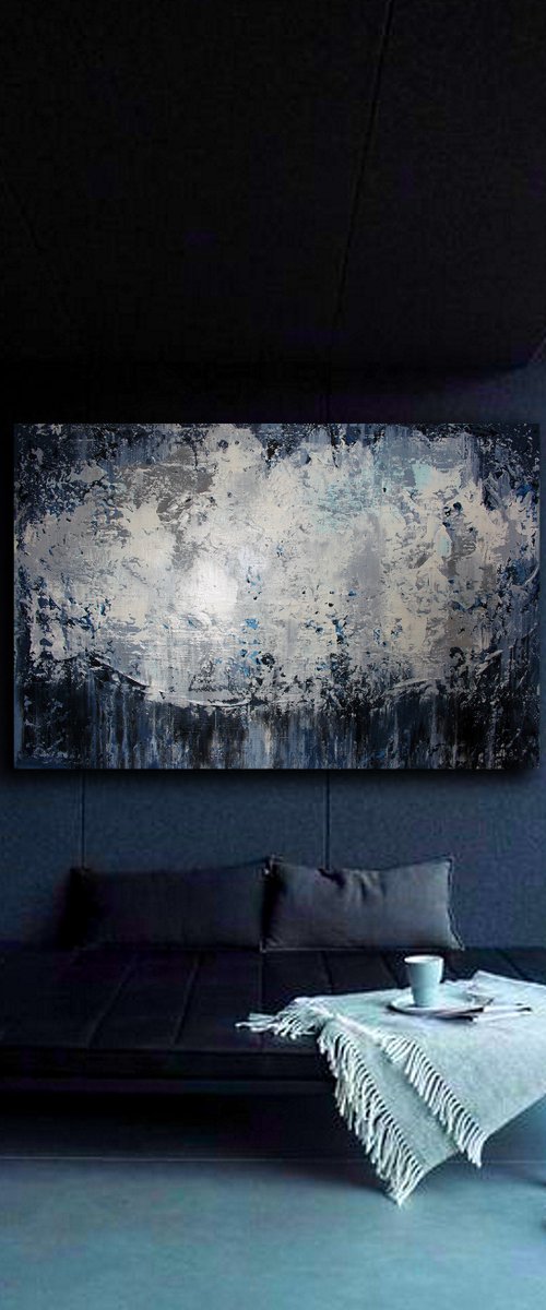 150x100cm. / abstract painting / Abstract 125 by Alex Senchenko