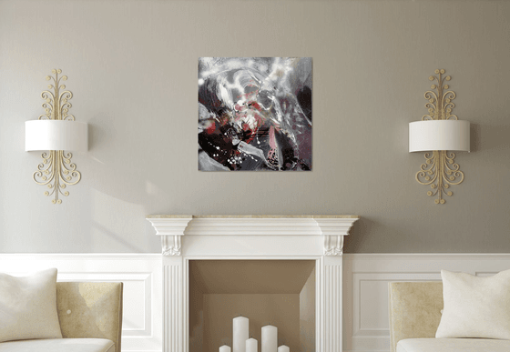 Large Unique Abstract Painting Chopin Music By Kloska