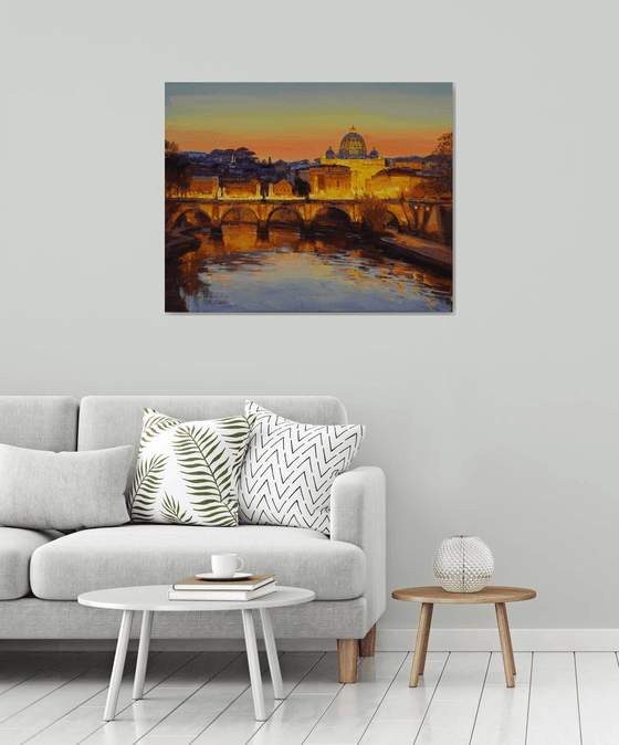 St. Angelo Bridge in Rome
