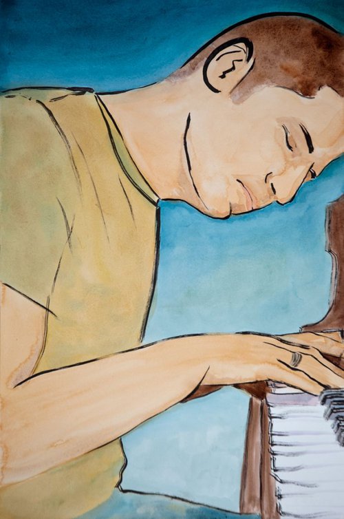 Pianist by Marcel Garbi