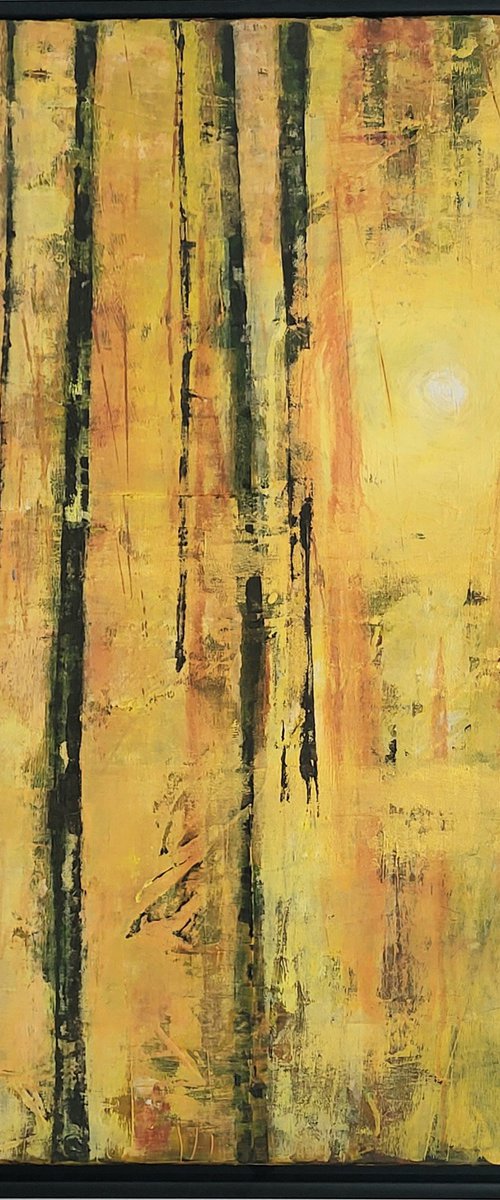 Infinity Trees in Golds by Michele Wallington