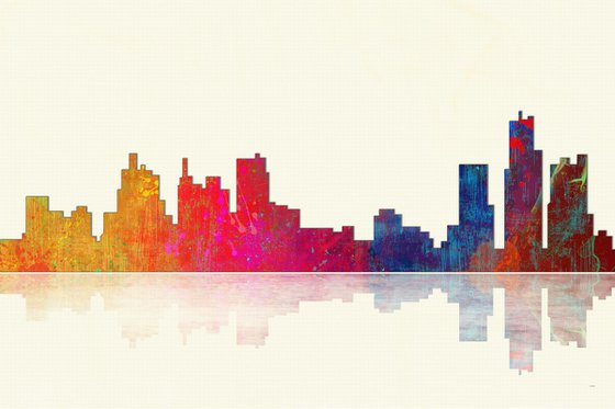 Boston Skyline Canvas Print 1