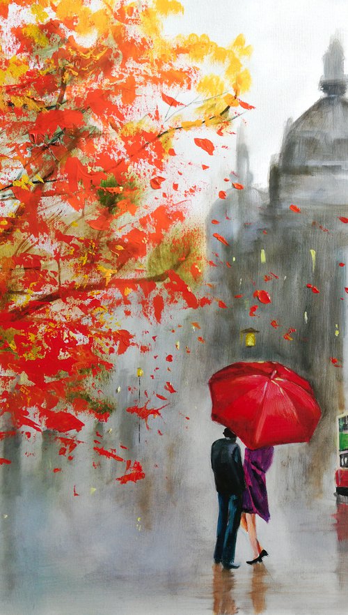 Autumn rain by Gordon Bruce
