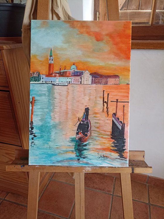 Sunset on Venice