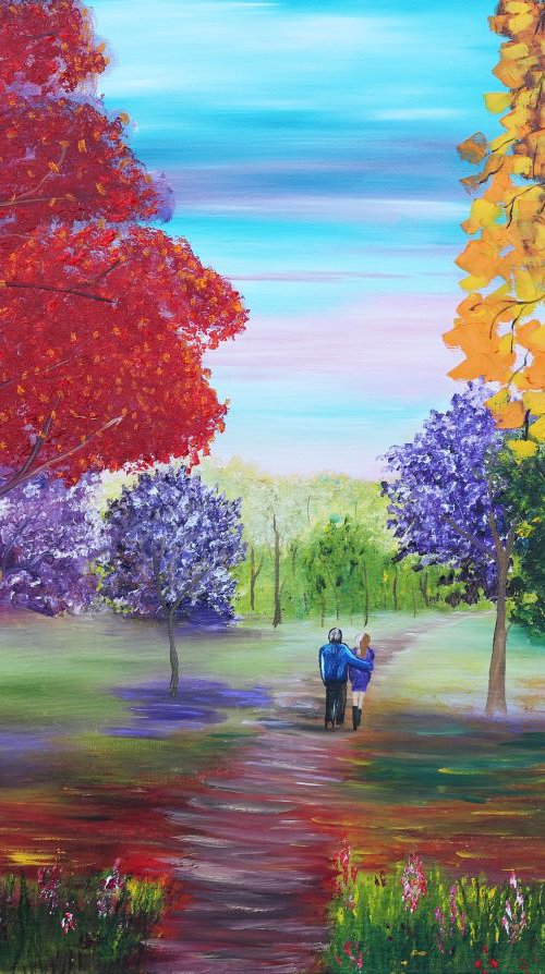 Romantic Walk by Galina Zimmatore