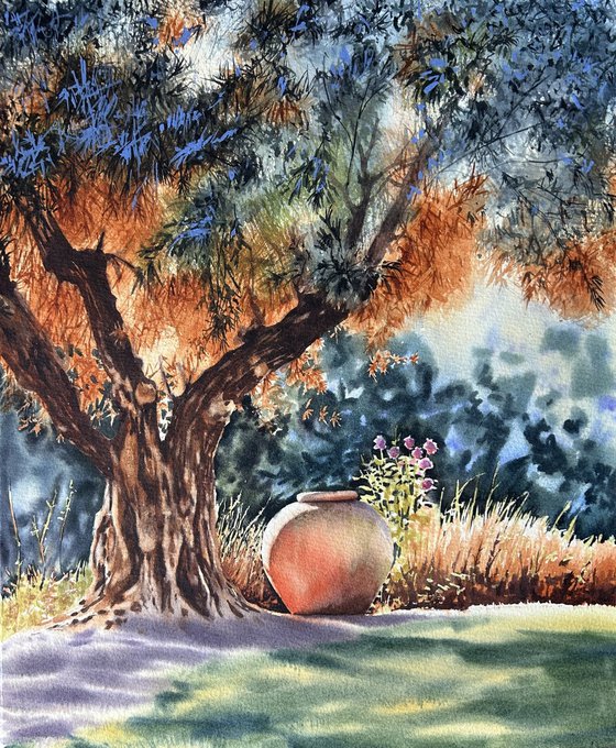 Sunny day landscape