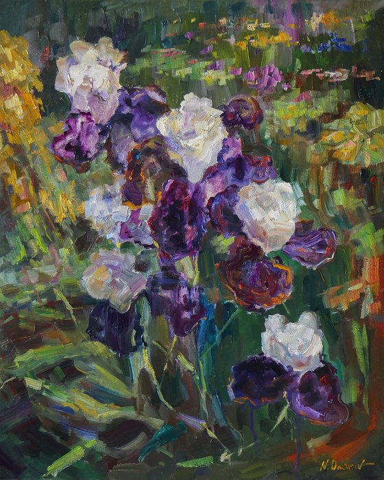 Irises - irises painting #4