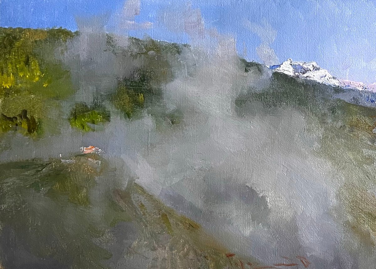 In The Mountains Of Italy By Denys Gorodnychyi, 10 X 7, Artwork For Sale On Artfinder