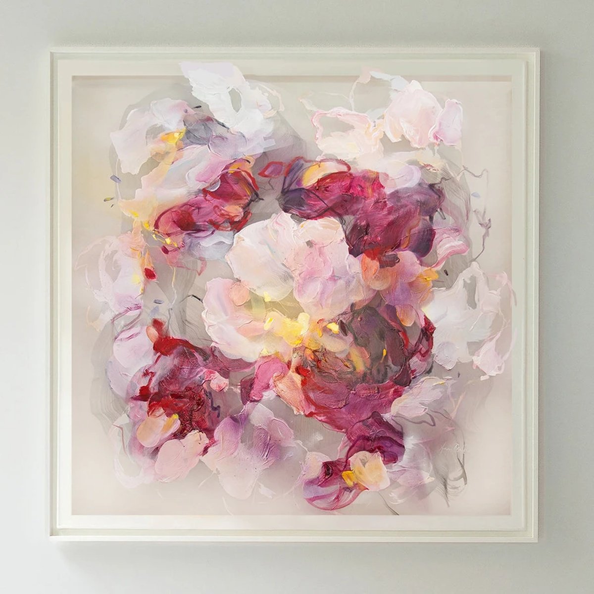 Abstract Acrylic Painting By Anna Maiko, 41 X 41, Healing Ruta, Original Artwork