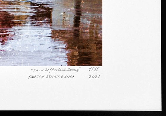 "Rain. Reflection. Annecy" Limited Edition 1 / 15