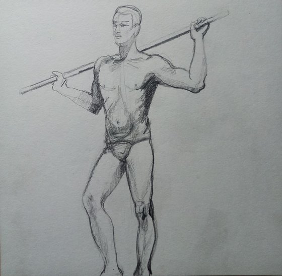 Man's figure study 04