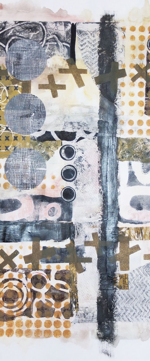Abstract Crosses by Lu Dixon
