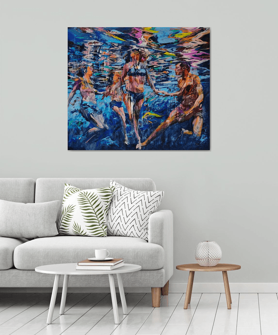 Between water and air