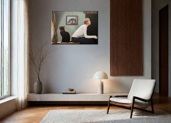 Cat Awaits the Apocalypse, You Think Dinner