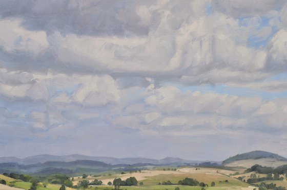 Summer light over the Velay Uplands