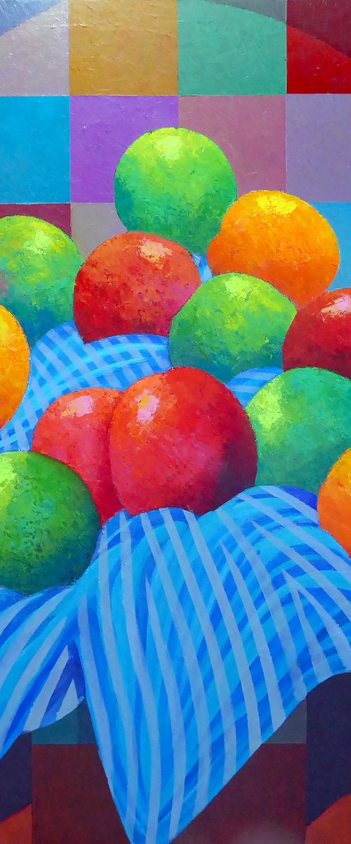 PYRAMID OF FRUITS by Stephen Conroy