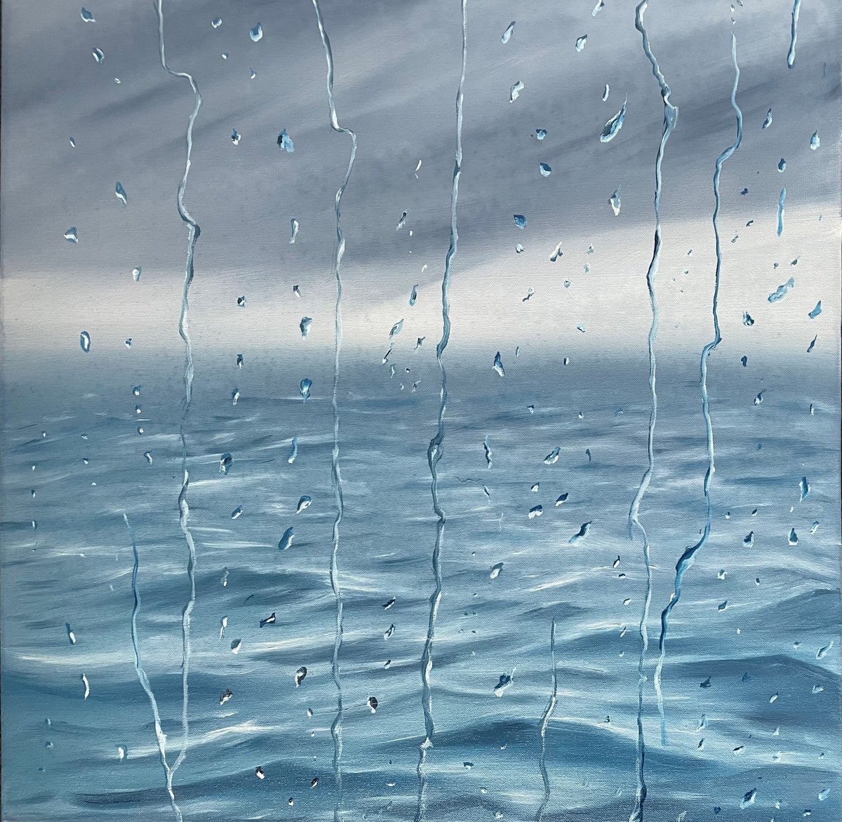 Water Lovers ocean rainscape by Alanah Jarvis