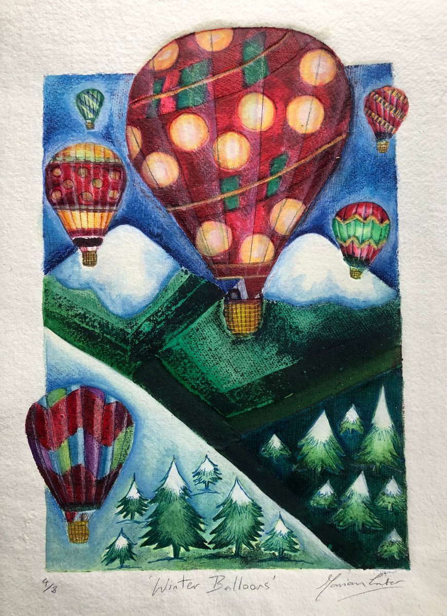 Winter Balloons by Marian Carter