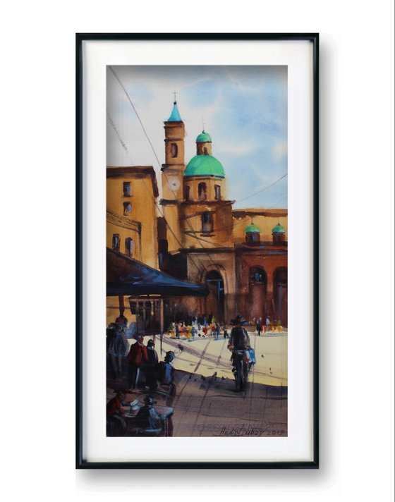 Italy.Original artwork