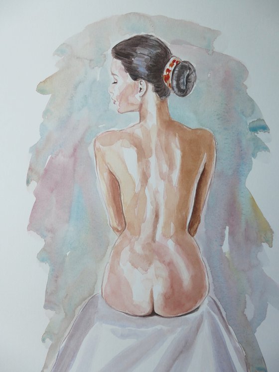 Seated Female Nude