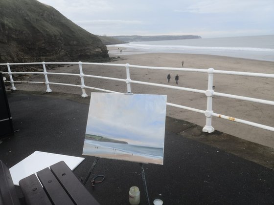 Sandsend from Whitby, Dec 15