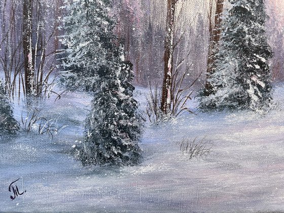 Winter Serenity: A Symphony in Pastel