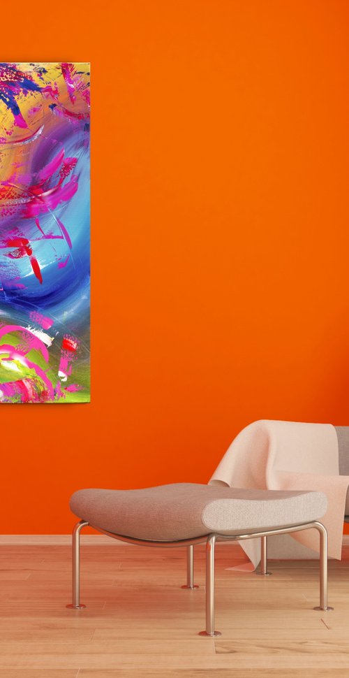 Gesture,  60X100 cm by Davide De Palma