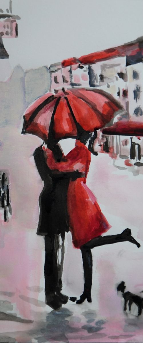 Sweetheart  IV / 35 X 27 cm by Alexandra Djokic