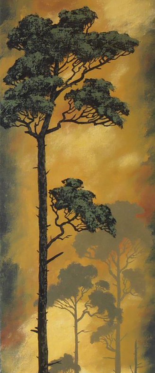 Sepia Pine 1 by Anthony Al Gulaidi