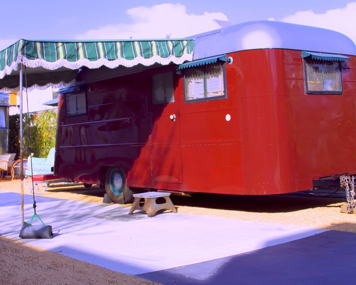 Photorealistic Photograph , Trailer Made Palm Springs Ca By William Dey, 22 X 18, Artwork For Sale On Artfinder
