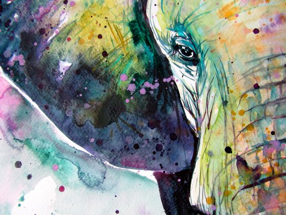 Beautiful majestic elephant