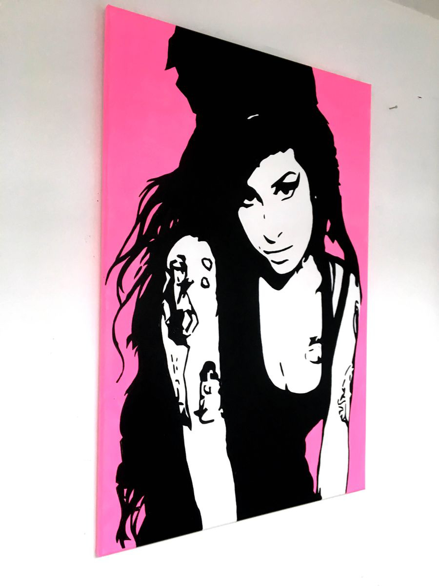 Original Amy Winehouse Pop Art Canvas Painting Artfinder