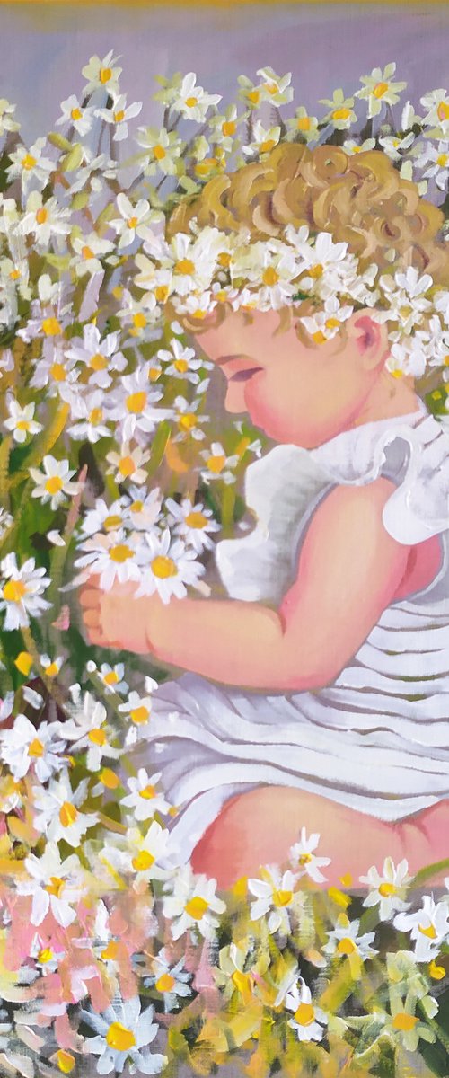 In a Cloud of Daisies by Ekaterina Prisich