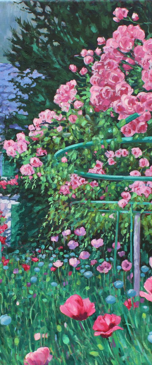 Monet's Roses by Zoe Elizabeth Norman