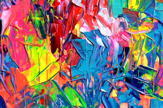 Palette 7 - Large Colorful Abstract Painting